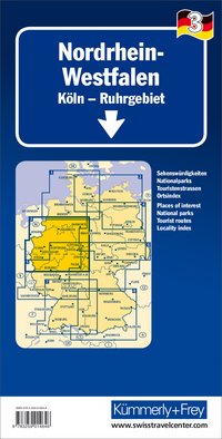 Deutschland, Nordrhein-Westfalen, Nr. 03, Regionalkarte 1:275'000