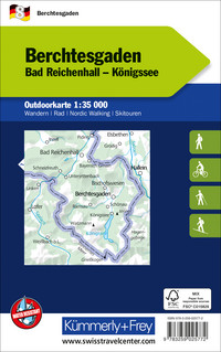 Germany, Berchtesgaden, Nr. 8, Outdoor map 1:35'000