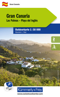 Espagne 2025, Grande Canarie, carte de plein air 1:50 000