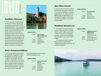 Switzerland, hiking and boat trips, hiking guide Erlebnis Schweiz, german edition