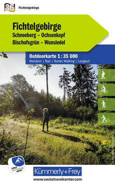 Germany, Fichtelgebirge, Nr. 36, Outdoor map 1:35'000