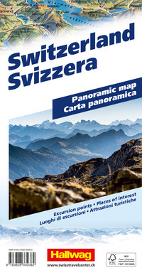 Schweiz, Panoramakarte