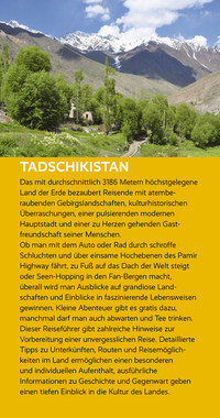 TRESCHER Reiseführer Tadschikistan TRESCHER Reiseführer Tadschikistan