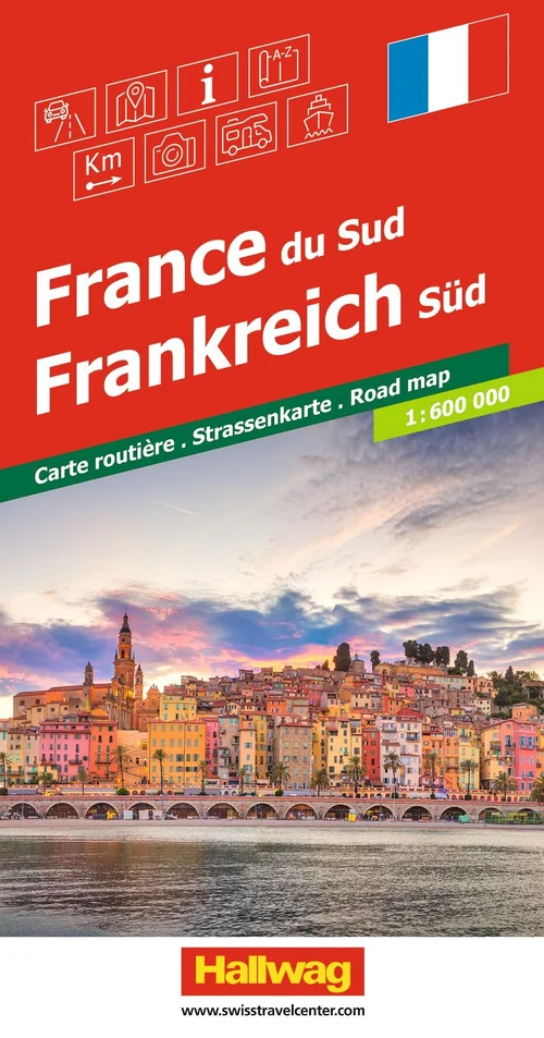 France (South), Road map 1:600'000 France (South), Road map 1:600'000