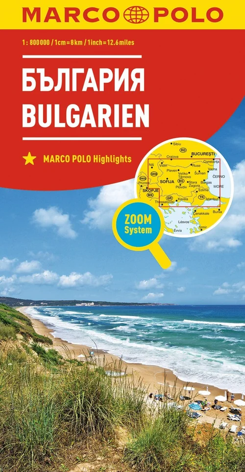 MARCO POLO Länderkarte Bulgarien 1:800.000 MARCO POLO Länderkarte Bulgarien 1:800.000