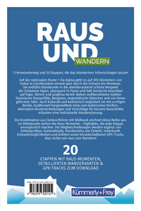 Schweiz, Bildwanderführer, Raus und Wandern Via Alpina