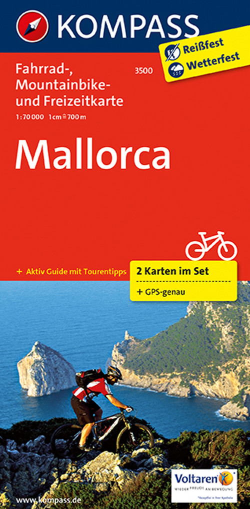 KOMPASS Fahrradkarte 3500 Mallorca, 1:70000