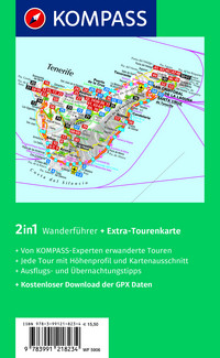 KOMPASS Wanderführer Teneriffa, 80 Touren mit Extra-Tourenkarte
