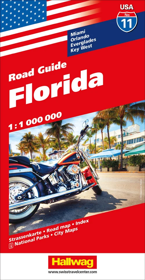 États-Unis, Floride, Nr. 11, Carte routière 1:1Mio.