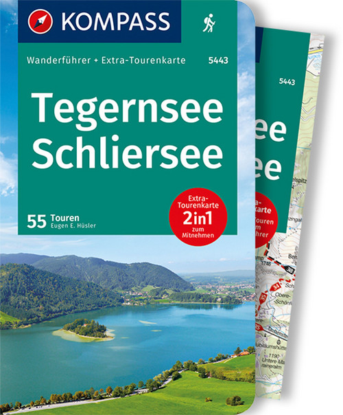 KOMPASS Wanderführer Tegernsee, Schliersee, 55 Touren