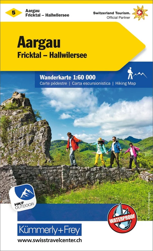 Schweiz, Aargau, Fricktal - Hallwilersee, Nr. 05, Wanderkarte 1:60'000 Schweiz, Aargau, Fricktal - Hallwilersee, Nr. 05, Wanderkarte 1:60'000