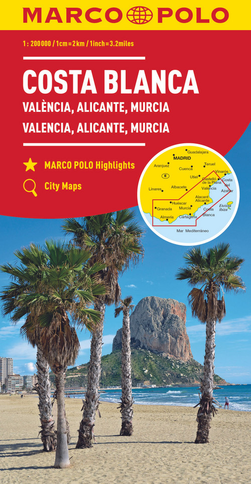 MARCO POLO Regionalkarte Spanien: Costa Blanca 1:200 000