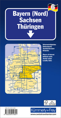 Deutschland, Bayern (Nord), Nr. 06, Regionalkarte 1:275'000 Deutschland, Bayern (Nord), Nr. 06, Regionalkarte 1:275'000