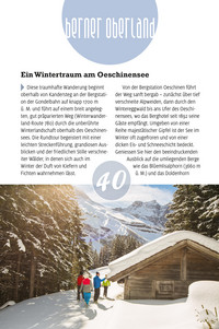 Schweiz, Wandern im Winter Wanderführer Erlebnis Schweiz