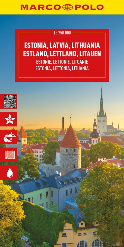 MARCO POLO Reisekarte Estland, Lettland, Litauen 1:750.000 MARCO POLO Reisekarte Estland, Lettland, Litauen 1:750.000