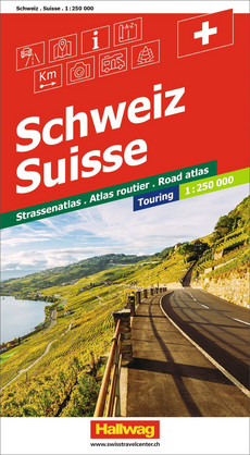Suisse, Touring Atlas routier 1:250'000