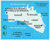 KOMPASS Wanderkarte 243 Menorca 1:50.000 KOMPASS Wanderkarte 243 Menorca 1:50.000