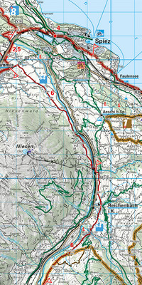 Switzerland, Bernese Oberland, Nr. 16, cycling map 1:60'000 Switzerland, Bernese Oberland, Nr. 16, cycling map 1:60'000