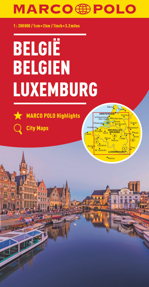 MARCO POLO Regionalkarte Belgien, Luxemburg 1:200 000