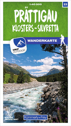 Schweiz, Prättigau, Nr. 23, Wanderkarte 1:40'000