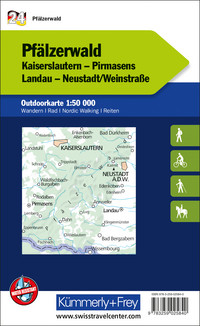 24 Pfälzerwald, Outdoorkarte Deutschland 1:50 000