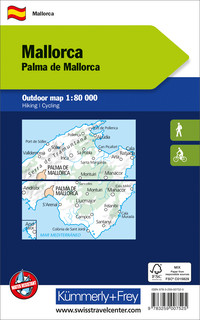 Spanien, Mallorca, Outdoorkarte 1:80'000