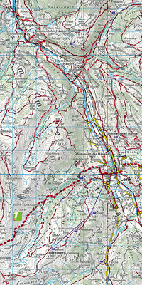 Schweiz, Simmental - Saanenland, Nr. 17, Wanderkarte 1:60'000 Schweiz, Simmental - Saanenland, Nr. 17, Wanderkarte 1:60'000
