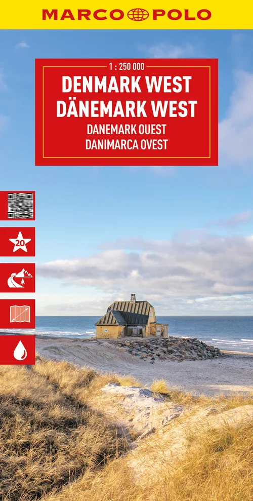MARCO POLO Reisekarte Dänemark West 1:225.000 MARCO POLO Reisekarte Dänemark West 1:225.000