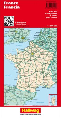 Frankreich Strassenkarte 1:1 Mio.