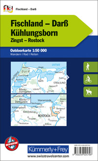 13 Fischland - Darss - Kühlungsborn, Outdoorkarte Deutschland 1:50 000