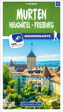 Switzerland, Murten, No. 17, hiking map 1:40,000
