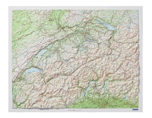 Switzerland, plastic relief