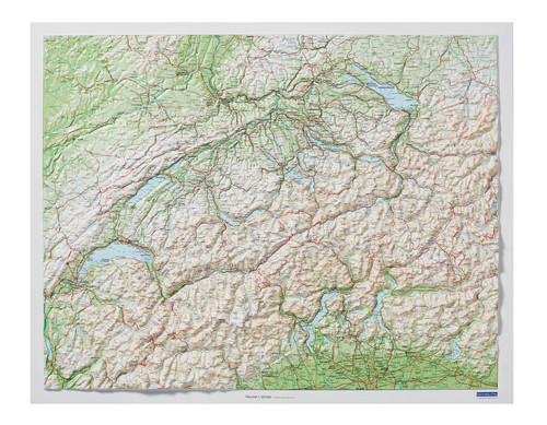 Switzerland, plastic relief