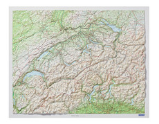 Switzerland, plastic relief