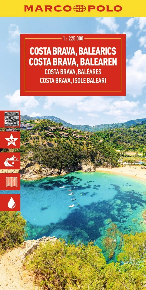 MARCO POLO Reisekarte Costa Brava, Balearen 1:225.000 MARCO POLO Reisekarte Costa Brava, Balearen 1:225.000
