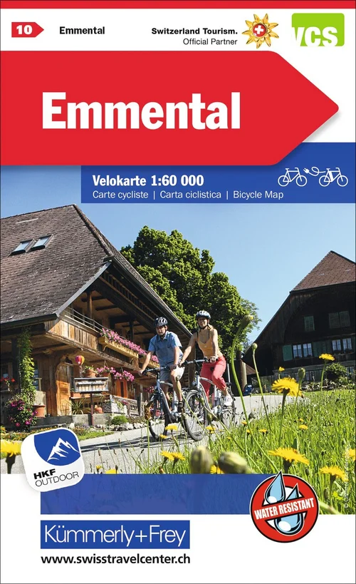 Suisse, Emmental, Nr. 10, carte cycliste 1:60'000 Suisse, Emmental, Nr. 10, carte cycliste 1:60'000
