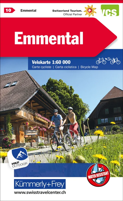 Switzerland, Emmental, Nr. 16, cycling map 1:60'000