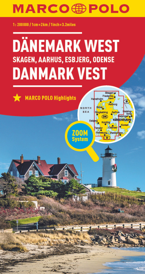 MARCO POLO Regionalkarte Dänemark West 1:200.000