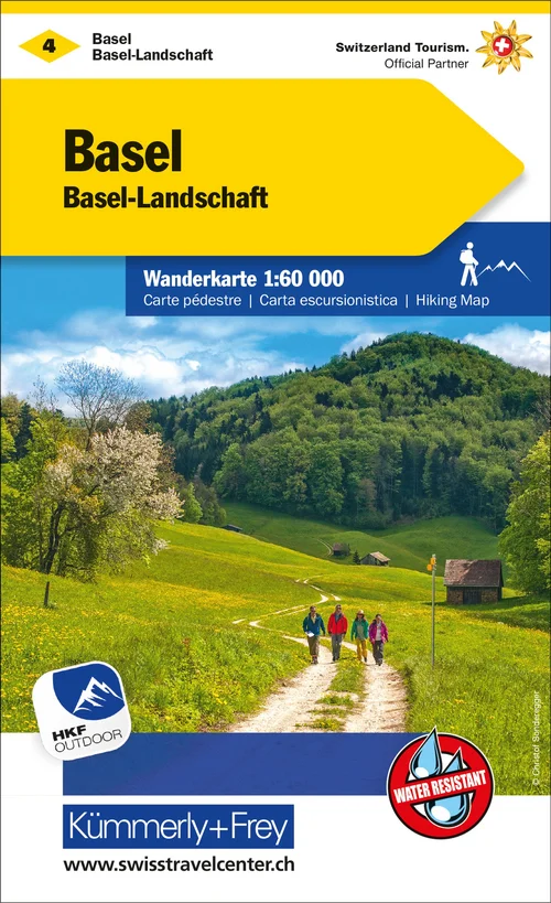 Switzerland, Basel-Aarau, Basel-Country, No. 04, Hiking Map 1:60'000 Switzerland, Basel-Aarau, Basel-Country, No. 04, Hiking Map 1:60'000