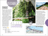 Switzerland, hiking over suspension bridges, hiking guide Erlebnis Schweiz, german edition