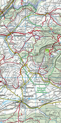 Switzerland, Schaffhausen - Winterthur, No. 01, Hiking Map 1:60'000 Switzerland, Schaffhausen - Winterthur, No. 01, Hiking Map 1:60'000