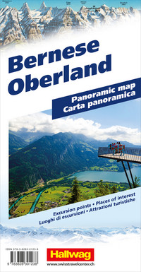 Bernese Oberland Panoramic map