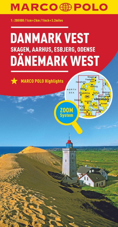 MARCO POLO Karte Dänemark West 1:200 000
