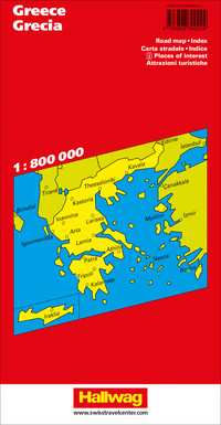 Griechenland Strassenkarte