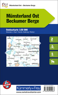 Germany, Münsterland East - Beckum Hills, Nr. 59, Outdoor map 1:50'000 Germany, Münsterland East - Beckum Hills, Nr. 59, Outdoor map 1:50'000