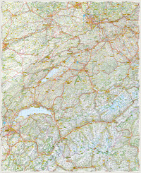 MARCO POLO Regionalkarte Schweiz 01 - westlicher Teil 1:200.000