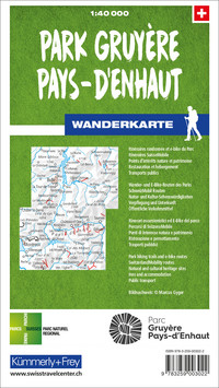 Park Gruyère - Pays-d'Enhaut 1:40 000 Park Gruyère - Pays-d'Enhaut 1:40 000