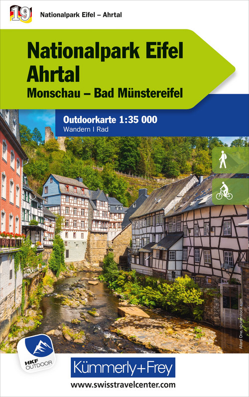 Allemagne, Parc national de l'Eifel Ahrtal, Nr. 19, Carte outdoor 1:35'000