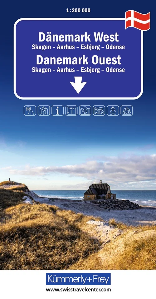 Denmark (West), road map 1:200 000 Denmark (West), road map 1:200 000