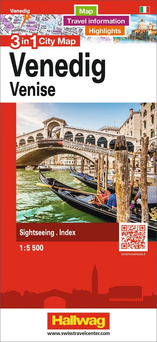 Italy, Venice, 3 in 1 City Map 1:5'500 Italy, Venice, 3 in 1 City Map 1:5'500
